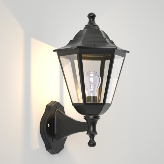 it-Lighting Redfish 1xE27 Outdoor Wall Lamp Black D:36cmx23.5cm (80202614)