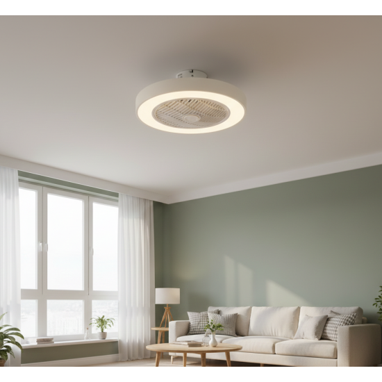 it-Lighting Chilko Ανεμιστήρας Οροφής LED με App Control & 3CCT | Λευκός (101000310) it-Lighting Chilko Ανεμιστήρας Οροφής LED με App Control & 3CCT | Λευκός (101000310)