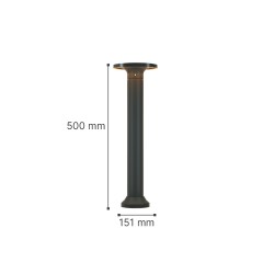 it-Lighting Geneva LED 8W 3CCT Outdoor Stand Light Black D:50cmx15.1cm (80400140) it-Lighting Geneva LED 8W 3CCT Outdoor Stand Light Black D:50cmx15.1cm (80400140)