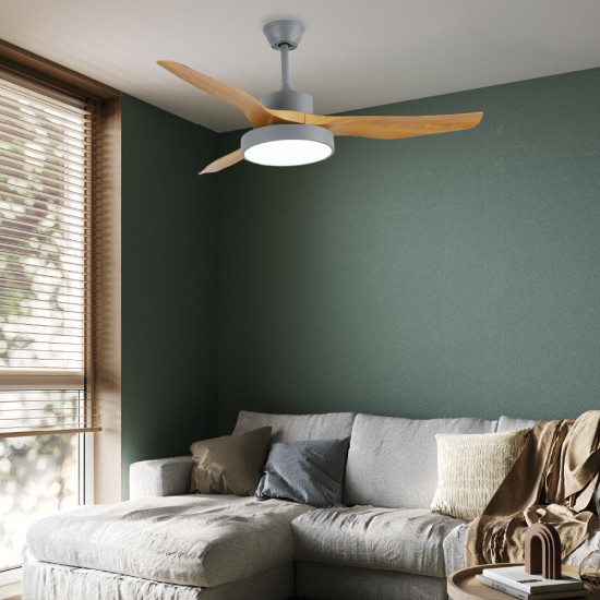 it-Lighting Nitinat Ανεμιστήρας Οροφής με LED 25W, DC Μοτέρ & Smart App - Γκρι/Ξύλο (102000230) it-Lighting Nitinat Ανεμιστήρας Οροφής με LED 25W, DC Μοτέρ & Smart App - Γκρι/Ξύλο (102000230)