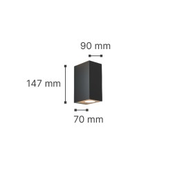 it-Lighting Havasu 2xGU10 Outdoor Up-Down Wall Lamp Grey D:14.7cmx9cm (80200334) it-Lighting Havasu 2xGU10 Outdoor Up-Down Wall Lamp Grey D:14.7cmx9cm (80200334)