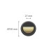 it-Lighting Maroon LED 2W 3CCT Outdoor Wall Lamp Grey D:15cmx2.7cm (80201630) it-Lighting Maroon LED 2W 3CCT Outdoor Wall Lamp Grey D:15cmx2.7cm (80201630)