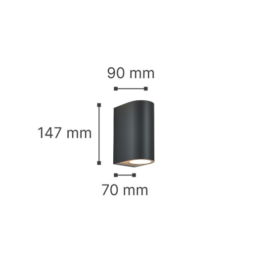it-Lighting Michigan Λευκό - Εξωτερικό Φωτιστικό Τοίχου Up & Down IP54 (80200124) it-Lighting Michigan Λευκό - Εξωτερικό Φωτιστικό Τοίχου Up & Down IP54 (80200124)