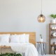 InLight Κρεμαστό φωτιστικό από διάφανο γυαλί 1XE27 D:18cm (4039-B-Transparent)