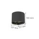 it-Lighting Flathead LED 6W 3CCT Outdoor Wall Lamp in Grey Color (80203530) it-Lighting Flathead LED 6W 3CCT Outdoor Wall Lamp in Grey Color (80203530)