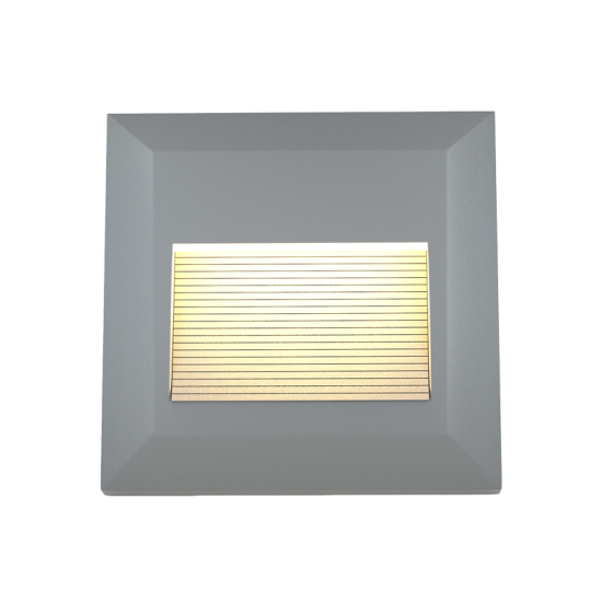 it-Lighting Salmon LED 2W 3CCT Outdoor Wall Lamp Grey D:12.4cmx12.4cm (80201830)