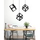 InLight Κρεμαστό φωτιστικό από μαύρο μέταλλο 3XE27 D:60cm (4400-3-BL-ΡΑΓΑ) InLight Κρεμαστό φωτιστικό από μαύρο μέταλλο 3XE27 D:60cm (4400-3-BL-ΡΑΓΑ)