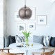 InLight Κρεμαστό φωτιστικό από φιμέ γυαλί 1XE27 D:30cm (4355-Α) InLight Κρεμαστό φωτιστικό από φιμέ γυαλί 1XE27 D:30cm (4355-Α)