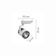 InLight Σποτ Ράγας Λευκό LED 30W 4000K D:10cmX23cm (T00102-WH) InLight Σποτ Ράγας Λευκό LED 30W 4000K D:10cmX23cm (T00102-WH)