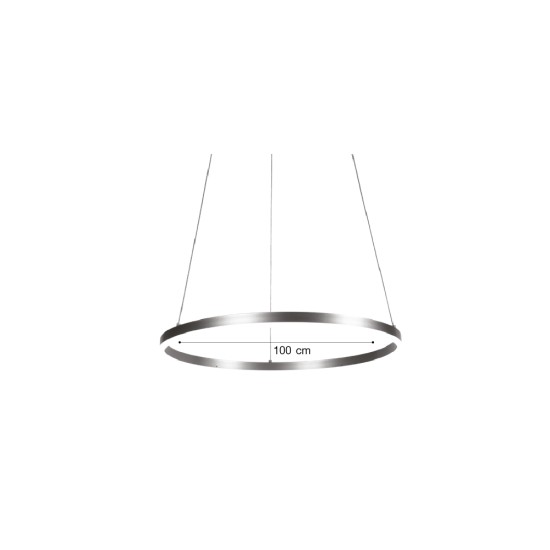 Inlight Κρεμαστό φωτιστικό LED 45W 3CCT (by switch on base) D:100cm (6095-AA-Golden) Inlight Κρεμαστό φωτιστικό LED 45W 3CCT (by switch on base) D:100cm (6095-AA-Golden)