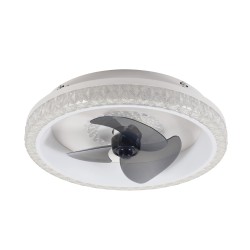 Inlight Πλαφονιέρα οροφής LED 32W 3CCT (by switch on base) σε λευκή απόχρωση D:40x2,5cm (42036-C-White)