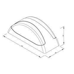 InLight Wildwood - E27 Outdoor Wall Lamp in Grey Color (80203634)