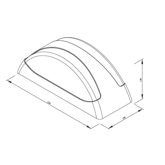 InLight Wildwood - E27 Outdoor Wall Lamp in Grey Color (80203634)
