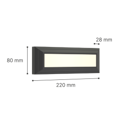 it-Lighting Willoughby LED 4W 3CCT Outdoor Wall Lamp Anthracite D:22cmx8cm (80201340) it-Lighting Willoughby LED 4W 3CCT Outdoor Wall Lamp Anthracite D:22cmx8cm (80201340)