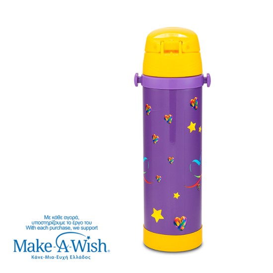 Παγούρι θερμός ανοξείδωτο "We Care", Purple Unicorn 500ml