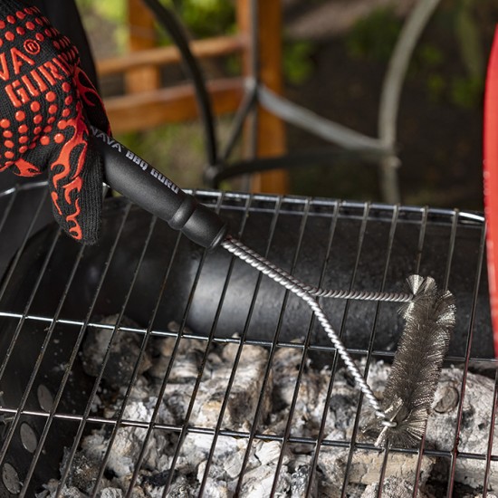 Ανοξείδωτη βούρτσα καθαρισμού ψησταριάς "BBQ Guru" 30cm Ανοξείδωτη βούρτσα καθαρισμού ψησταριάς "BBQ Guru" 30cm