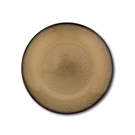 Πιάτο φρούτου stoneware "Skylar" καφέ 20cm