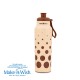 Θερμός μπουκάλι ανοξείδωτο με στόμιο "We Care", Brown Dots 500ml Θερμός μπουκάλι ανοξείδωτο με στόμιο "We Care", Brown Dots 500ml
