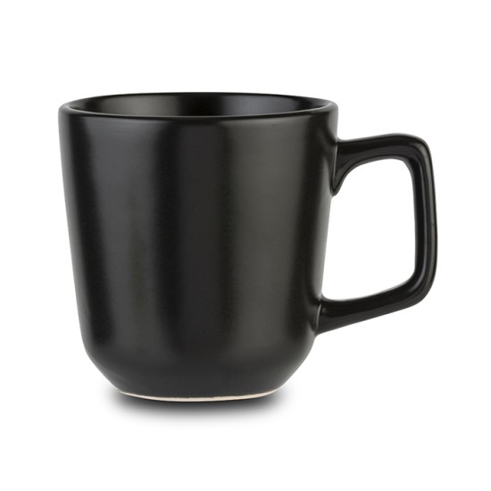 Κούπα stoneware "Soho" μαύρη 350ml