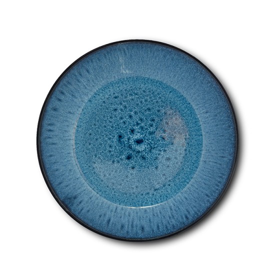 Πιάτο φρούτου stoneware "Skylar" μπλε 20cm