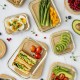 Δοχείο φαγητού γυάλινο στρογγυλό "Arizona" 600ml Δοχείο φαγητού γυάλινο στρογγυλό "Arizona" 600ml