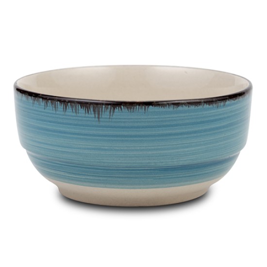 Μπολ δημητριακών stoneware "Lines Faded Blue" 14cm Μπολ δημητριακών stoneware "Lines Faded Blue" 14cm