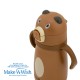 Θερμός μπουκάλι ανοξείδωτο "We Care", Brown Bear 300ml