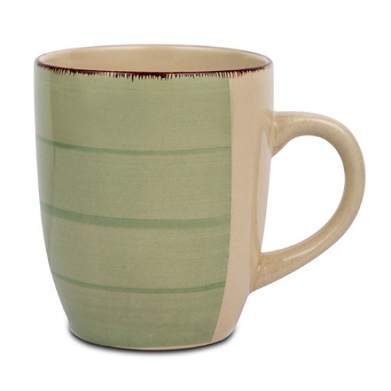 Κούπα stoneware "Lines Oil Green" 350ml Κούπα stoneware "Lines Oil Green" 350ml