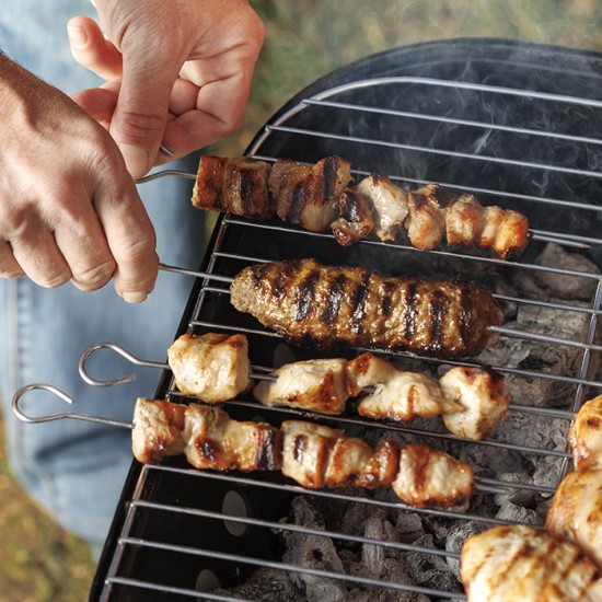 Ανοξείδωτο σουβλάκι "BBQ Guru" σετ 6 τεμαχίων 22cm