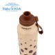 Θερμός μπουκάλι ανοξείδωτο με στόμιο "We Care", Brown Dots 500ml Θερμός μπουκάλι ανοξείδωτο με στόμιο "We Care", Brown Dots 500ml
