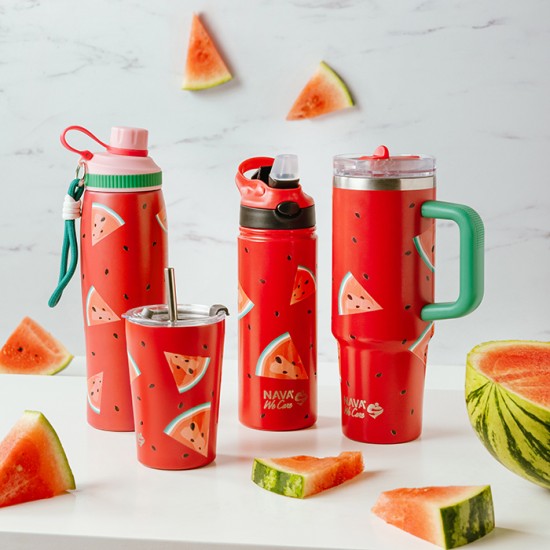 Θερμός μπουκάλι ανοξείδωτο με στόμιο "We Care", Watermelon 650ml Θερμός μπουκάλι ανοξείδωτο με στόμιο "We Care", Watermelon 650ml