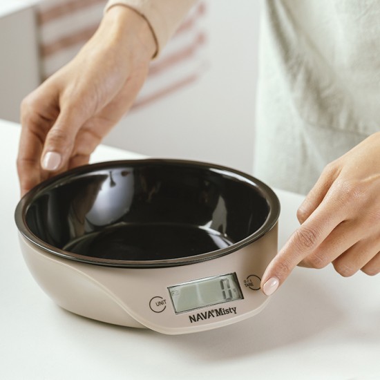 Ψηφιακή ζυγαριά κουζίνας "Misty" με μπολ 5kg Ψηφιακή ζυγαριά κουζίνας "Misty" με μπολ 5kg