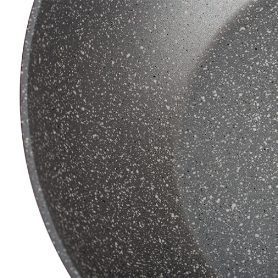 Γουόκ "TAURUS" με αντικολλητική επίστρωση stone 28cm Γουόκ "TAURUS" με αντικολλητική επίστρωση stone 28cm