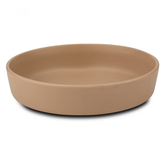 Πιάτο σούπας stoneware "Soho" μπεζ 21.5cm