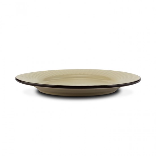 Πιάτο φρούτου stoneware "Penelope" μπεζ 20cm