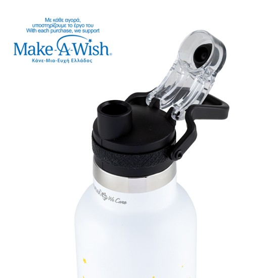 Θερμός μπουκάλι ανοξείδωτο "We Care", White Unicorn 500ml Θερμός μπουκάλι ανοξείδωτο "We Care", White Unicorn 500ml