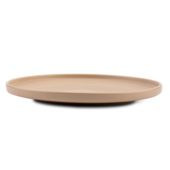 Πιάτο ρηχό stoneware "Soho" μπεζ 27cm Πιάτο ρηχό stoneware "Soho" μπεζ 27cm