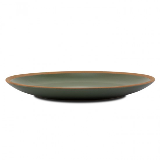 Πιάτο ρηχό stoneware "Athena Green" 27cm Πιάτο ρηχό stoneware "Athena Green" 27cm