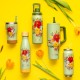 Θερμός ποτήρι με καλαμάκι από σιλικόνη "We Care", Green Floral 500ml Θερμός ποτήρι με καλαμάκι από σιλικόνη "We Care", Green Floral 500ml