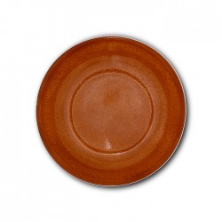 Πιάτο σούπας πορσελάνινο καφέ "Alexandra" 20cm
