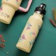 Θερμός μπουκάλι ανοξείδωτο "We Care", Cream Floral 500ml Θερμός μπουκάλι ανοξείδωτο "We Care", Cream Floral 500ml
