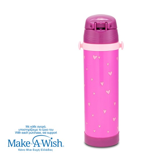 Παγούρι θερμός ανοξείδωτο "We Care", Pink Unicorn 500ml