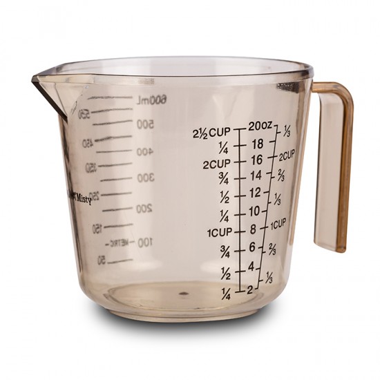 Δοσομετρητής κουζίνας πλαστικός "Misty" 600ml Δοσομετρητής κουζίνας πλαστικός "Misty" 600ml