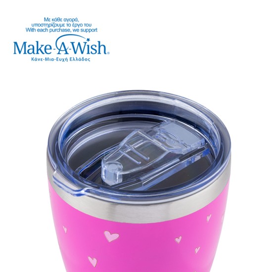 Θερμός ποτήρι με ανοξείδωτο καλαμάκι "We Care" Pink Unicorn 400ml Θερμός ποτήρι με ανοξείδωτο καλαμάκι "We Care" Pink Unicorn 400ml
