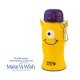 Μπουκάλι νερού σιλικόνης κίτρινο monster "We Care" 500ml