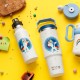 Θερμός μπουκάλι ανοξείδωτο "We Care", White Unicorn 500ml