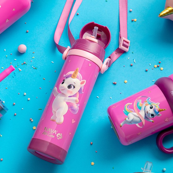 Παγούρι θερμός ανοξείδωτο "We Care", Pink Unicorn 500ml Παγούρι θερμός ανοξείδωτο "We Care", Pink Unicorn 500ml