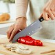 Ατσάλινο μαχαίρι Santoku "Nature" με ξύλινη λαβή και αντικολλητική επίστρωση 29.5cm Ατσάλινο μαχαίρι Santoku "Nature" με ξύλινη λαβή και αντικολλητική επίστρωση 29.5cm