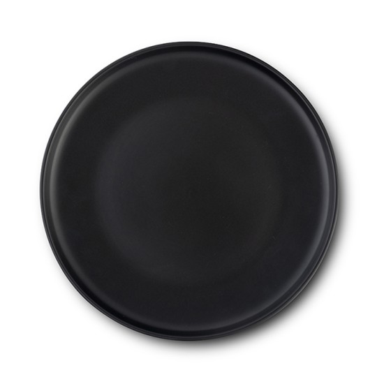 Πιάτο ρηχό stoneware "Soho" μαύρο 27cm Πιάτο ρηχό stoneware "Soho" μαύρο 27cm