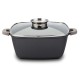 Τετράγωνη κατσαρόλα-γάστρα "Funtzio" με αντικολλητική επίστρωση stone 28cm Τετράγωνη κατσαρόλα-γάστρα "Funtzio" με αντικολλητική επίστρωση stone 28cm